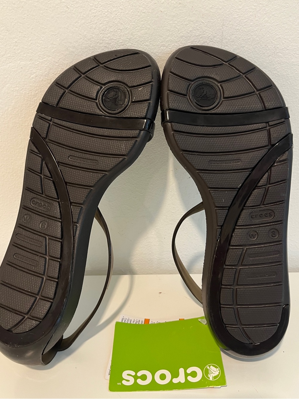 Crocs Really Sexi Strappy Sandals Jelly Flip Flops - Womens 8 - Picture 4 of 5